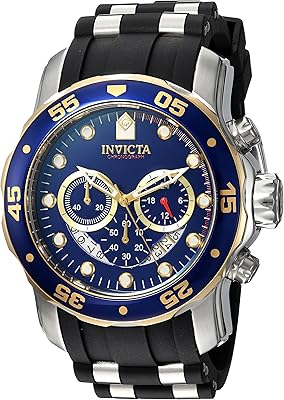Montre pour homme pro diver 22971 à quartz, analogique, acier inoxydable et mouvement
