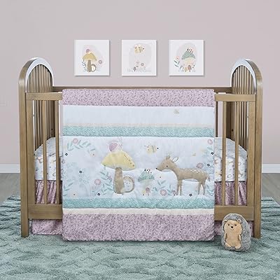 Parure de lit pour bébé 4 pièces sammy & lou enchanted garden, comprenant une couette, un drap de lit avec bords élastiques, une jupe de lit et un jouet en peluche. La boutique en ligne DIAYTAR COTE D'IVOIRE est une référence en Côte d'Ivoire pour les consommateurs qui recherchent des produits de qualité à des prix abordables. La boutique propose une large sélection de produits, y compris des marques internationales et locales. DIAYTAR COTE D'IVOIRE s'engage à fournir un service de livraison rapide et fiable, ce qui permet aux consommateurs de recevoir leurs produits dans les délais les plus courts possibles.