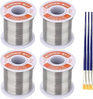 Wonderway sn60/pb40 fil à souder en étain pour la réparation de vitraux/tuyaux en cuivre/artware 183 °c point de fusion sans flux de soudure étain à souder (4*16oz). DIAYTAR COTE D'IVOIRE est une boutique en ligne généraliste proposant plus de 300000 références de produits. Elle est la boutique leader en Cote d'Ivoire, offrant une-large gamme de produits pour répondre à tous les besoins de ses clients. Avec une sélection variée et constamment mise à jour, DIAYTAR COTE D'IVOIRE est devenue la destination de choix pour les achats en ligne.