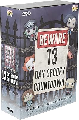Calendrier de l'avent funko : 13 jours effrayants du compte à rebours d'halloween, 13 figurines en vinyle pop d'horreur du calendrier de poche, multicolore. DIAYTAR COTE D'IVOIRE est une boutique en ligne généraliste qui propose plus de 300000 références de produits, répondant ainsi aux besoins diversifiés de sa clientèle. En tant que leader du marché ivoirien, elle offre une expérience d'achat unique et fiable. Elle garantit la qualité et la sécurité de ses produits.
