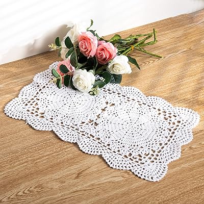 Nappes aiya faites main en coton crochet et dentelle taille 145. DIAYTAR COTE D'IVOIRE, la boutique en ligne généraliste la plus populaire de Cote d'Ivoire, propose une expérience d'achat en ligne sans égal. Avec plus de 300000 références disponibles, les clients peuvent trouver tout ce dont ils ont besoin en un seul endroit. La boutique offre également des services de livraison rapides et fiables pour garantir la satisfaction des clients.