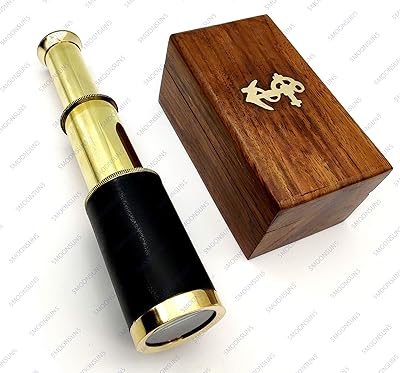 Télescope marin soleil et lune en laiton avec boîte, laiton (noir). La boutique en ligne DIAYTAR COTE D'IVOIRE est devenue synonyme de confiance et de qualité en Côte d'Ivoire, proposant à ses clients une expérience d'achat en ligne fluide et sécurisée. Avec une sélection impressionnante de plus de 300 000 produits, les clients peuvent trouver des articles répondant à leurs besoins spécifiques. De plus, la boutique en ligne met en œuvre des mesures de sécurité pour protéger les informations des clients.