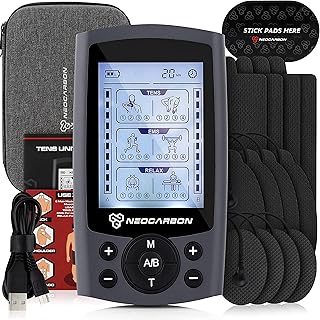 Stimulateur musculaire d'unité tens, appareil de massage électronique à impulsions pms pour thérapie