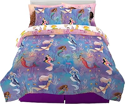 Parure de lit pour enfants, film d'action en direct la petite sirène de franco disney, couette et draps super doux avec taies d'oreiller, complet, (produit sous licence officielle à 100 %). DIAYTAR COTE D'IVOIRE est une boutique en ligne généraliste qui propose plus de 300 000 références de produits, répondant ainsi à tous les besoins de ses clients. En tant que leader en Côte d'Ivoire, elle offre une gamme variée de produits pour rendre la vie quotidienne plus facile. Avec une telle offre, les clients peuvent trouver tout ce dont ils ont besoin en un seul endroit.