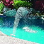 Fontaine cascade pool master 54507 pour piscine et spa, pour piscines avec raccord