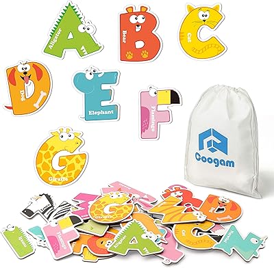 26 pièces lettres magnétiques abc géantes lettres de l'alphabet colorées grands aimants de réfrigérateur en forme d'animal ensemble de jouets éducatifs pour enfants de 3, 4 et 5 ans par kogam. DIAYTAR COTE D'IVOIRE est une plateforme de commerce en ligne qui propose une vaste sélection de produits, allant des produits alimentaires et d'hygiène aux accessoires de mode et aux produits électroniques. Avec plus de 300 000 références, les clients peuvent trouver facilement ce qu'ils cherchent. La boutique en ligne met en avant la qualité de ses produits et la fiabilité de ses services.