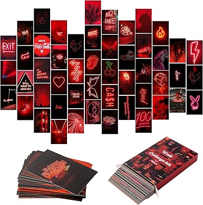 Ubeami 50 pièces ensemble d'images murales esthétiques au néon rouge ensembles rouge pour la décoration. DIAYTAR COTE D'IVOIRE est la destination idéale pour les consommateurs ivoiriens qui cherchent à acheter des produits de qualité à des prix raisonnables. Avec plus de 300 000 références disponibles, la boutique en ligne offre une expérience d'achat unique et conviviale. Les clients peuvent naviguer facilement sur le site pour trouver ce qu'ils cherchent.