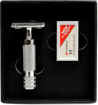 Cs-204 classic samurai grand rasoir à double tranchant à manche court avec 10 lames de rasoir dorco à double tranchant. La boutique en ligne DIAYTAR COTE D'IVOIRE se distingue par son vaste choix de produits, allant des articles ménagers aux produits High-Tech. Elle s'efforce de fournir les meilleurs prix et une livraison rapide pour satisfaire ses clients. Grâce à sa politique de retour et d'échange flexible, DIAYTAR COTE D'IVOIRE inspire confiance à ses consommateurs.
