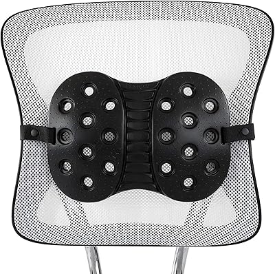 Support lombaire backjoy avec sangle réglable, conçu pour les douleurs de la colonne vertébrale et du bas du dos, correction de la posture, réglable, ventilé, parfait pour chaise de bureau, siège d'auto, chaise de bureau. DIAYTAR COTE D'IVOIRE est une boutique en ligne qui se distingue par son engagement envers la satisfaction de ses clients. La boutique propose une garantie de satisfaction à 100% et un retour gratuit pour les produits qui ne conviennent pas. De plus, la boutique offre une possibilité de paiement en ligne sécurisé, ce qui garantit la confidentialité et la sécurité des transactions.