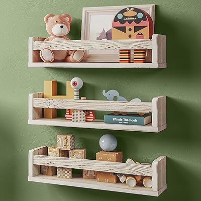Nature supplies lot de 3 étagères pour chambre d'enfant, blanc, bois massif, idéal pour livres, jouets et décoration, bibliothèque murale pour chambre d'enfant, bibliothèque pour enfants, bibliothèques flottantes, bibliothèque flottante, gris blanc. La boutique en ligne DIAYTAR COTE D'IVOIRE est équipée d'un système de paiement sécurisé et d'un service client de qualité, pour garantir une expérience d'achat en ligne sans souci. Les clients peuvent contacter le service client pour tout renseignement ou pour résoudre un problème éventuel. DIAYTAR COTE D'IVOIRE est déterminée à offrir les meilleurs services à ses clients et à les satisfaire pleinement.