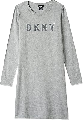 Robe en velours à capuche pour femme de dkny, tailles l/s