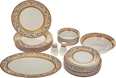 Royalford service de table chinois de luxe 28 pièces rf11049 avec motif floral élégant, passe au lave-vaisselle et au congélateur, résistant au menton pour 6 personnes. DIAYTAR COTE D'IVOIRE est la destination idéale pour les consommateurs ivoiriens qui cherchent à acheter des produits de qualité à des prix compétitifs. La boutique en ligne généraliste propose une sélection impressionnante de produits, accompagnée d'un service client de haute qualité.