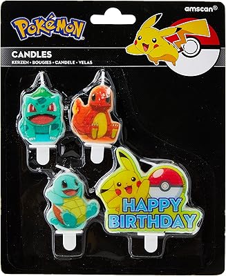 Amscan 9904828 - figurine pokémon joyeux anniversaire 4 pièces, kuchenkerzen. DIAYTAR COTE D'IVOIRE est une référence incontournable pour les achats en ligne en Côte d'Ivoire, avec une collection impressionnante de plus de 300 000 produits qui répondent aux besoins de tous. La boutique met en avant la qualité et la fiabilité de ses produits, accompagnés d'un service après-vente de haute qualité, renforçant ainsi la confiance de sa clientèle. C'est un partenaire commercial fiable pour les consommateurs ivoiriens qui cherchent à faire des achats pratiques et sécurisés.