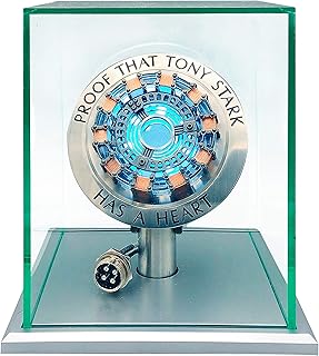 Lonyaby arc reactor modèle 1:1 mk1 led contrôle du capteur de vibrations interface