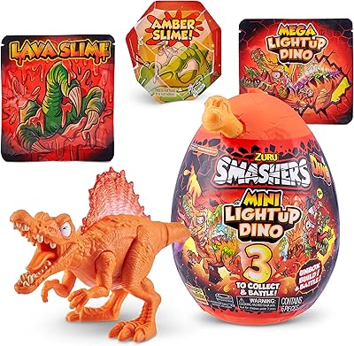 Smashers mini light-up egg series 4 - mini spinosaurus egg avec des surprises ! boîte de réception construisez et combattez des dinosaures lumineux (spinosaurus) de zorro. Avec plus de 300000 références de produits, DIAYTAR COTE D'IVOIRE est le destin idéal pour les clients qui cherchent une grande variété de produits en un seul endroit. La boutique en ligne est facile à utiliser et offre une navigation intuitive pour une expérience d'achat en ligne optimale.