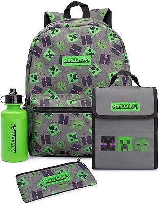 Ensemble sac à dos et boîte à lunch pour enfants | sac à dos d'école creeper zombie enderman villains 4 pièces, sac à lunch, trousse à crayons, bouteille d'eau. DIAYTAR COTE D'IVOIRE est une boutique en ligne généraliste qui propose plus de 300 000 références de produits, faisant d'elle la boutique leader en Côte d'Ivoire. La boutique offre une large gamme de produits, allant des produits alimentaires aux articles de maison, en passant par les vêtements et les accessoires. DIAYTAR COTE D'IVOIRE est le premier choix pour les consommateurs ivoiriens qui cherchent des produits de qualité à des prix compétitifs.