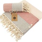 Serviette de plage turque pickel cruise 100 % coton naturel respectueux