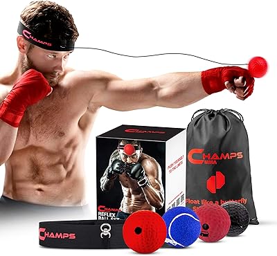 Balle réfléchissante de boxe champs fight speed ​​​​​​, balle de boxe mma professionnelle