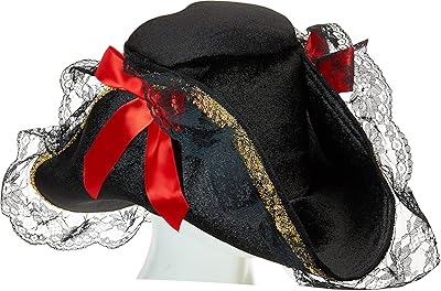 Chapeau de pirate dreamgirl pour femme (femme), noir, noir. DIAYTAR COTE D'IVOIRE, en tant que boutique en ligne généraliste, se démarque par la variété de ses produits et son service client personnalisé. Grâce à sa vaste sélection de plus de 300000 références, elle devient le point de chute idéal pour tout achat en ligne en Côte d'Ivoire, répondant efficacement aux besoins de la population locale. Cette approche lui a permis de s'établir comme une référence dans le commerce électronique ivoirien.