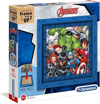 Clementoni - 38801 - puzzle frame me up pour enfants - marvel avengers