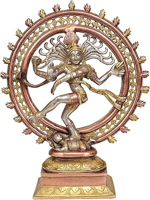 Statue akrati nataraja, laiton/argent/or, 11 x 4 x 14 pouces. DIAYTAR COTE D'IVOIRE est une boutique en ligne généraliste qui propose plus de 300 000 références de produits, offrant ainsi une large gamme de choix à ses clients. Elle est devenue la boutique en ligne leader en Côte d'Ivoire, grâce à sa qualité de service et à sa capacité à s'adapter aux besoins de ses clients. Avec une telle diversité de produits, les clients peuvent trouver tout ce qu'ils cherchent en un seul endroit.