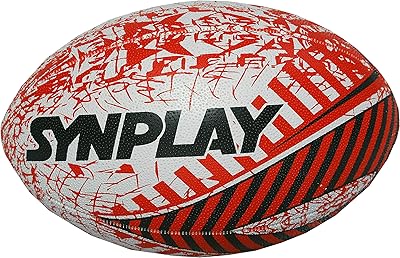 Ballon de rugby en caoutchouc cousu main, taille 5 (rouge). En tant que leader du marché en Côte d'Ivoire, DIAYTAR COTE D'IVOIRE se positionne comme votre boutique en ligne idéale pour tous vos achats. Nous proposons une large sélection de produits de haute qualité, avec plus de 300 000 options pour répondre à vos besoins spécifiques. Que vous cherchiez des produits pour la maison, la mode ou les loisirs, DIAYTAR COTE D'IVOIRE a tout ce qu'il vous faut.