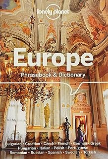 Guide de conversation et dictionnaire lonely planet europe
