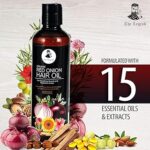 Huile capillaire à l'oignon rouge bio the legend avec 15 huiles essentielles naturelles