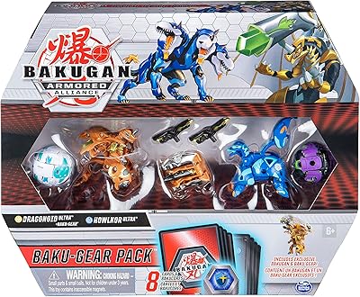 Bakugan 4 pièces de baku gear, dragonoid ultra avec baku gear et holocur ultra, figurines d'action à collectionner, jouets pour enfants pour garçons. DIAYTAR COTE D'IVOIRE se distingue par sa large sélection de produits qui répondent aux besoins des consommateurs ivoiriens. En proposant des articles allant de l'électronique aux produits alimentaires, en passant par la mode et les accessoires, cette boutique en ligne généraliste répond aux attentes de sa clientèle. Le grand avantage est de pouvoir tout acheter en ligne sans quitter son domicile.