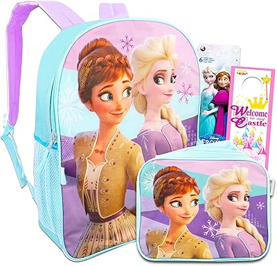 Ensemble sac à dos et boîte lunch disney la reine des neiges