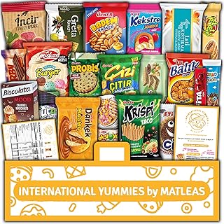 Maxi international snack box | snacks étrangers exotiques haut de gamme | cadeaux