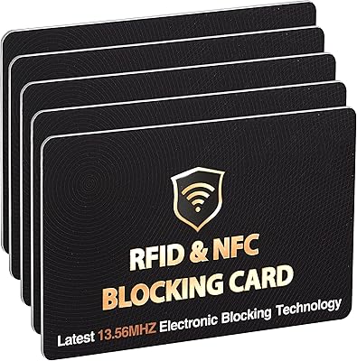 Paquet de 5 cartes de blocage rfid une carte protège tout le portefeuille. La boutique en ligne DIAYTAR COTE D'IVOIRE se distingue par sa vaste gamme de produits, allant des articles ménagers aux produits électroniques. Avec plus de 300 000 références, les clients ont l'opportunité de trouver tout ce dont ils ont besoin sous un même toit. Cela en fait l'une des boutiques en ligne les plus populaires de Côte d'Ivoire.