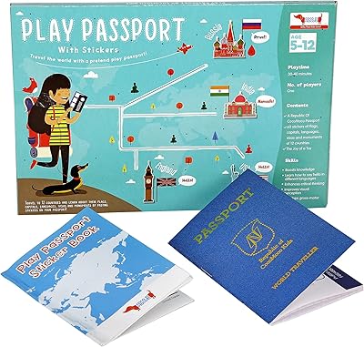 Un jeu de passeport pour enfants avec des autocollants de drapeaux et une carte du monde pour les enfants | un jeu de géographie pédagogique. La boutique en ligne DIAYTAR COTE D'IVOIRE est une plateforme généraliste qui propose plus de 300000 références de produits variés, répondant ainsi aux besoins des clients ivoiriens et internationaux.