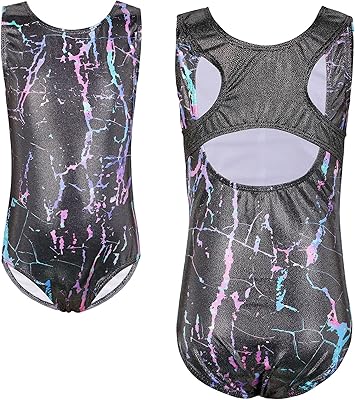 Justaucorps de gymnastique sans manches pour filles, vêtements de sport de ballet