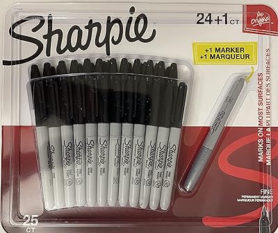Marqueur permanent sharpie - noir, paquet de 24+1... DIAYTAR COTE D'IVOIRE est une boutique en ligne qui propose une grande sélection de produits pour répondre aux besoins des consommateurs ivoiriens. Avec plus de 300 000 références, la boutique en ligne offre une large gamme de choix pour les achats en ligne, allant des produits de première nécessité aux produits de luxe. Les clients peuvent profiter de promotions et de réductions exclusives sur une large gamme de produits.