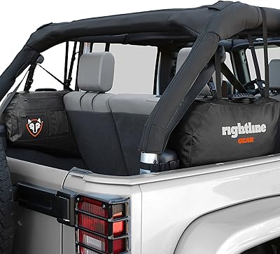 Sac de rangement latéral rightline gear jeep wrangler 100j75-b - noir - ensemble