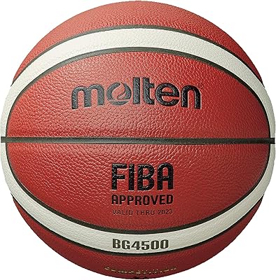 Basket-ball composite molten bg series, certifié fiba ​​​​- bg4500, taille 7, bicolore (b7g4500)
