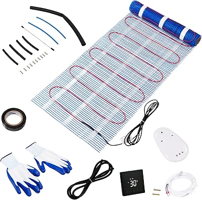 Système de chauffage électrique au sol myava - tapis de sol chauffant avec contrôle par écran tactile wifi - chauffage radiant pour sols intérieurs, carrelage - câbles fins, maille autocollante, facile à installer - rouleau de 35 m2. DIAYTAR COTE D'IVOIRE est votre destination idéale pour faire vos achats en ligne en Côte d'Ivoire. Avec plus de 300 000 références dans différents domaines, nous vous proposons une large gamme de produits pour répondre à vos besoins. Notre site web est conçu pour être convivial et facile à naviguer, vous permettant de trouver rapidement ce que vous cherchez.