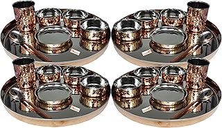 Ensemble d'assiettes indiennes de 25 pièces, ensemble de dîner traditionnel en acier inoxydable, assiette thaïlandaise, médecins, tasse et cuillère, diamètre 33 cm. En tant que boutique en ligne líder en Côte d'Ivoire, DIAYTAR COTE D'IVOIRE se distingue par son engagement à offrir à ses clients les produits les plus récents et les plus tendances, ainsi que des prix compétitifs. Elle met également l'accent sur la satisfaction client en proposant des services de livraison rapides et fiables, ainsi que des retours et des échanges faciles. Cela lui permet de maintenir une relation solide avec sa clientèle.