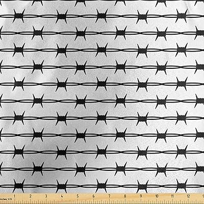 Tissu de fil de fer barbelé lunaire par mètre, clôture de fil