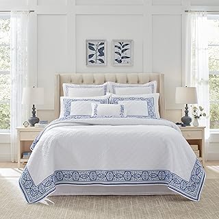 Laura ashley home - couette king, literie en coton doux, légère et parfaite