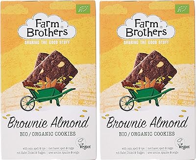 Biscuits végétaliens biologiques au brownie et aux amandes farm brothers, 150 g (paquet de 2). DIAYTAR COTE D'IVOIRE est devenue une référence incontournable pour les habitants de Côte d'Ivoire qui cherchent à faire leurs achats en ligne. Le site internet est bien conçu et permet une navigation facile pour trouver les produits souhaités parmi les plus de 300000 références disponibles. Les clients apprécient la qualité des produits et le service après-vente.