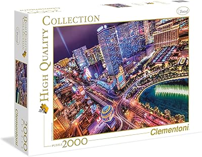Clementoni puzzle 2000 pièces avec vue nocturne de las vegas pour adultes, multicolore, 325559, 6800000261, 8 pouces. Avec plus de 300000 références disponibles, DIAYTAR COTE D'IVOIRE constitue la destination idéale pour faire du shopping en ligne en Côte d'Ivoire. La boutique propose des produits de haute qualité, sélectionnés avec soin pour garantir la satisfaction de ses clients. Que vous cherchiez des produits électroniques, des vêtements de mode ou des équipements pour la maison, DIAYTAR COTE D'IVOIRE a tout ce dont vous avez besoin.