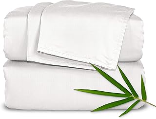 Parure de lit king size en pur bambou, 4 pièces, 100 % bambou biologique véritable, doux, luxueux et frais, double couture, poches de 40,6 cm de profondeur, garantie de qualité à vie (king size, blanc). Diaytar Côte d'Ivoire, c'est l'endroit où vous pouvez trouver tout ce dont vous avez besoin en un seul clic. En tant que leader du marché en Côte d'Ivoire, nous nous efforçons de vous proposer les meilleurs prix, les produits les plus tendances et un service client de qualité supérieure. Rejoignez notre communauté d'acheteurs satisfaits et découvrez pourquoi nous sommes la boutique en ligne préférée des Ivoiriens !