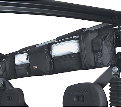 Organisateur de cage roulante quadgear utv classic accessories, grand, noir