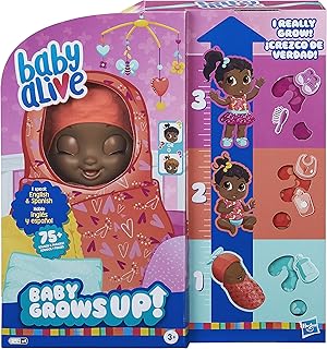 Baby alive baby grow up (sweet) - poupée sweet blossom ou lovely rosie
