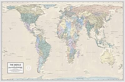 Carte du monde orthopédique | la carte du monde la plus précise - montrant les pays dans des proportions correctes les uns par rapport aux autres | carte du monde plastifiée | 36" x 24". DIAYTAR COTE D'IVOIRE est la destination idéale pour les consommateurs ivoiriens qui cherchent à faire des achats en ligne. La boutique en ligne propose une grande variété de produits, allant des articles de mode aux produits alimentaires, en passant par les électroménagers. Avec plus de 300 000 références, les clients sont sûrs de trouver ce qu'ils cherchent sur le site.