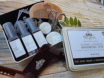 Kit de soins pour moustache et barbe makanis, coffret cadeau 10 pièces - hydratez et nourrissez votre barbe - parfum masculin sain et brillant. DIAYTAR COTE D'IVOIRE est une boutique en ligne généraliste proposant plus de 300000 références de produits, ce qui en fait l'une des plus grandes boutiques en ligne de Côte d'Ivoire. Avec une large gamme de produits, les clients peuvent trouver tout ce dont ils ont besoin en un seul endroit. Elle est réputée pour son large choix de produits et sa qualité de service.