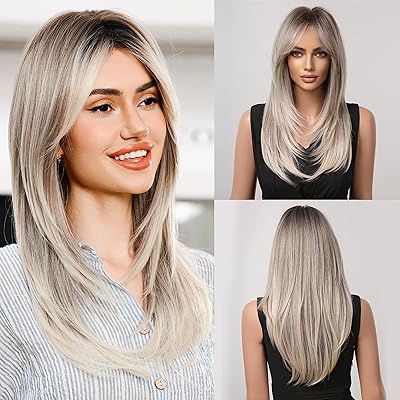 Haircube perruques longues blondes grises pour femmes, perruque de cheveux synthétiques superposés avec frange pour le quotidien. La boutique en ligne DIAYTAR COTE D'IVOIRE offre une expérience d'achat conviviale et pratique, grâce à son site web bien conçu et facile à naviguer. Les clients peuvent parcourir les différentes catégories de produits, bénéficier de promotions régulières et profiter d'un service client efficace. C'est la raison pour laquelle elle est considérée comme l'une des meilleures options pour les achats en ligne dans le pays.