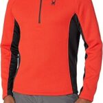 Pull à col montant demi-zippé spyder active sports pour hommes